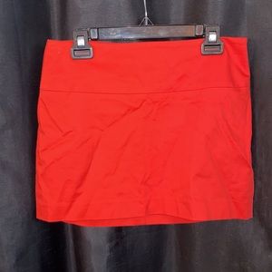 Express Red Mini Skirt